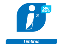 Paquete de 500 Timbres