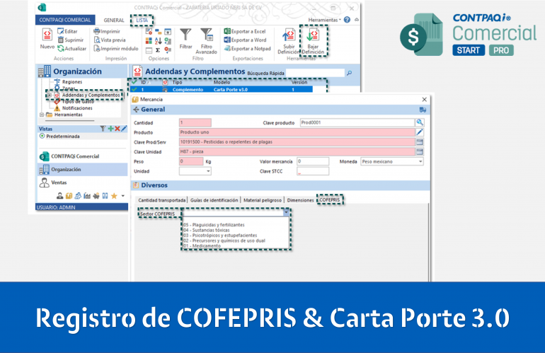 Guía Completa: Registro COFEPRIS y Carta Porte 3.0 con CONTPAQi
