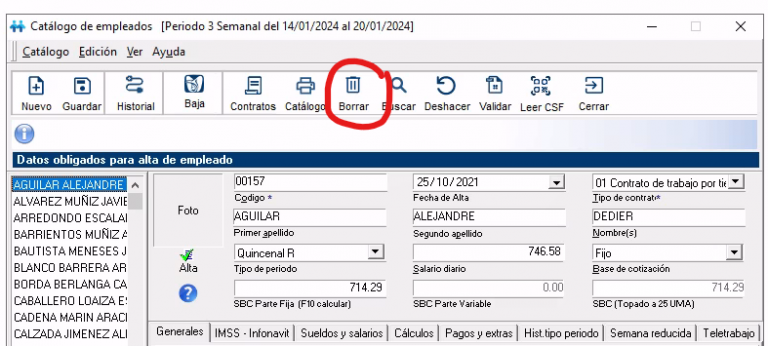Cómo eliminar un empleado en CONTPAQi Nóminas | Te-5 | Soluciones