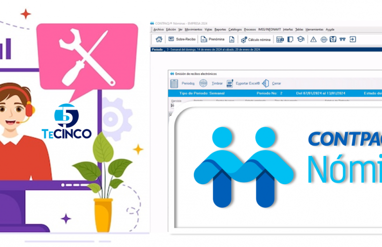 Soporte Técnico Especializado para CONTPAQi® Nóminas