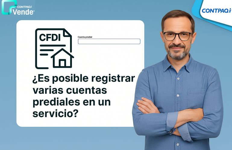 ¿Es posible registrar varias cuentas prediales en un mismo servicio? | CFDI de Arrendamiento y Requisitos SAT