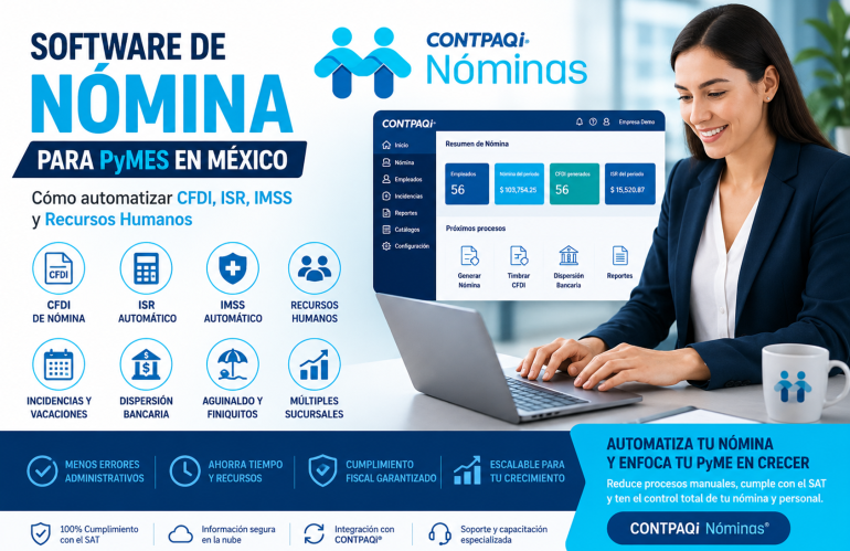 Software de Nómina para PyMES en México: Cómo Automatizar CFDI, ISR, IMSS y Recursos Humanos